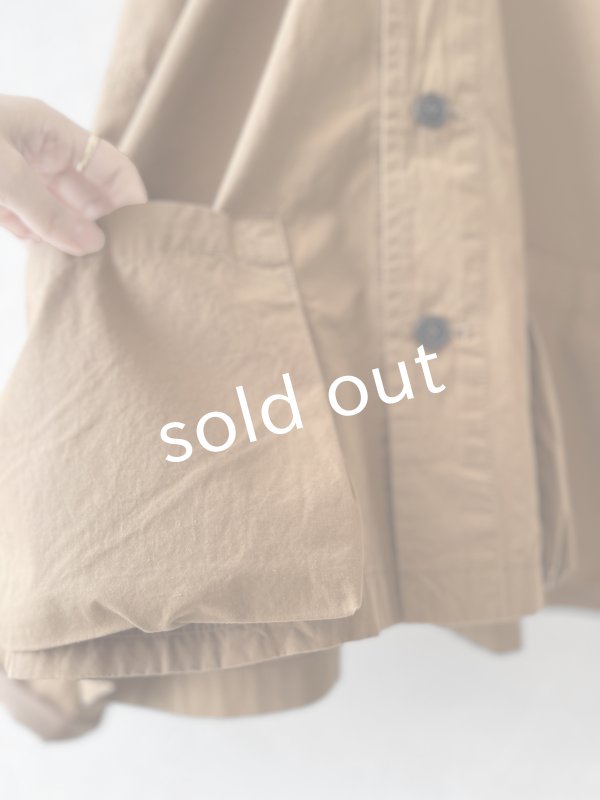 画像12: 【SALE】SO／マチポケットショートジャケット・チョコブラウン (12)