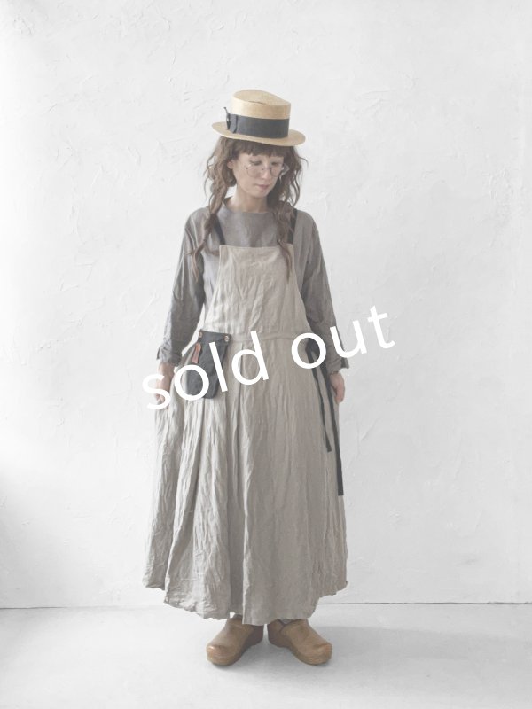 画像10: MARCHE' DE SOEUR／種蒔のエプロン・アッシュグレー (10)