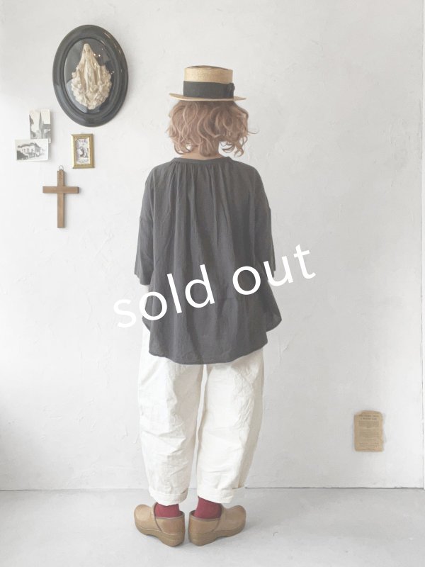 画像12: Re:born/タックテーパードパンツ・ナチュラル (12)