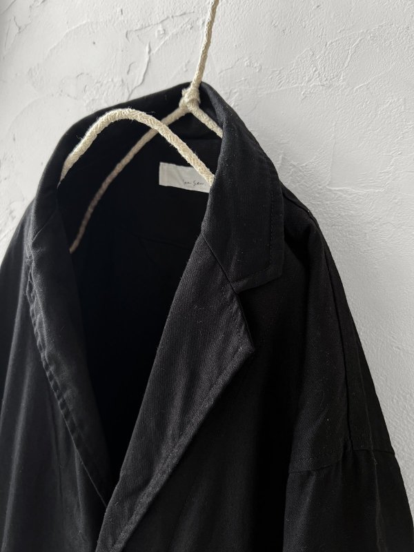 画像4: seasew./109 オックステーラードジャケット・ブラック (4)