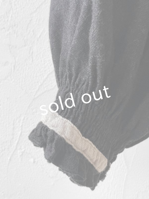 画像4: SO／バルーンスリーブブラウス・スミクロ (4)