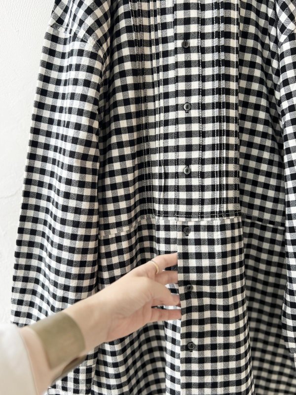 画像4: SO/フロントタックワンピース・ギンガム (4)