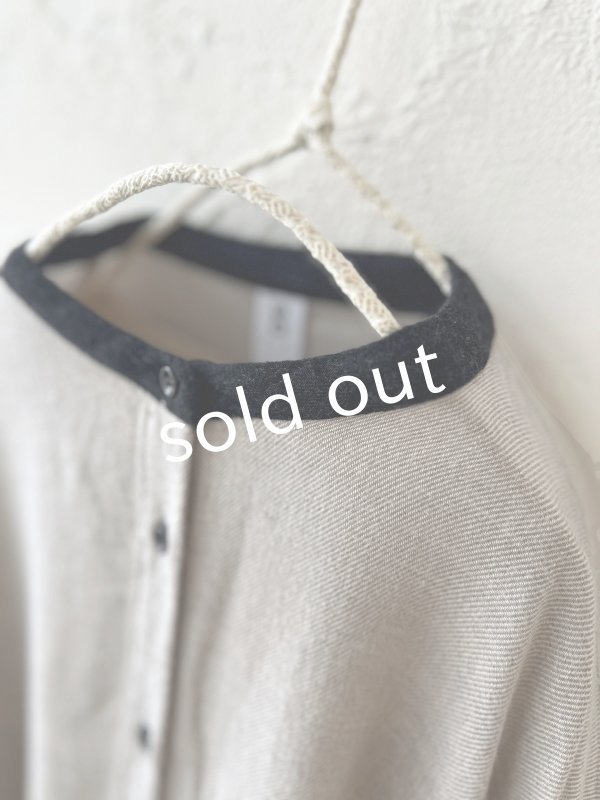 画像2: SO／バルーンスリーブブラウス・ナチュラル (2)