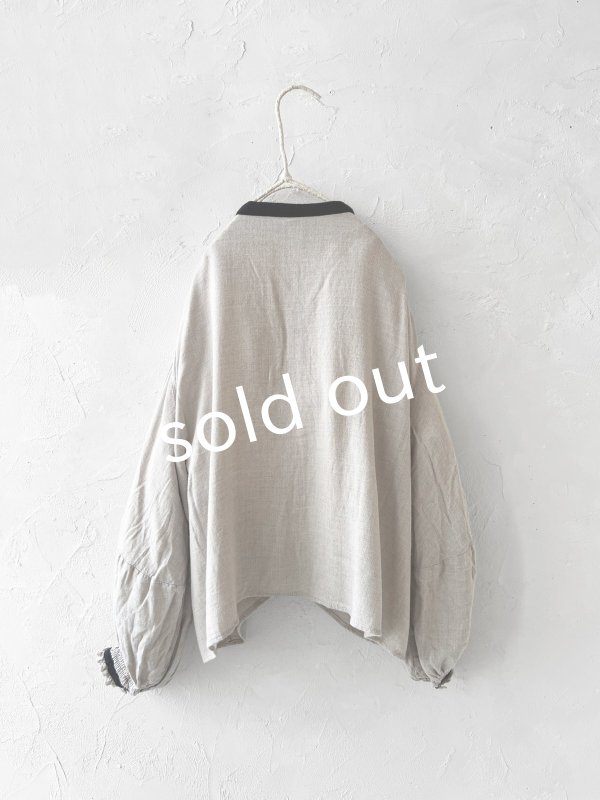 画像7: SO／バルーンスリーブブラウス・ナチュラル (7)