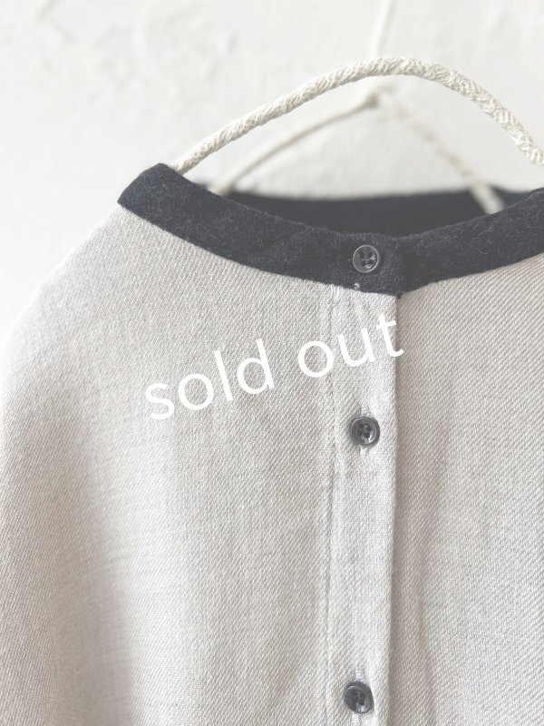 画像3: SO／バルーンスリーブブラウス・ナチュラル (3)