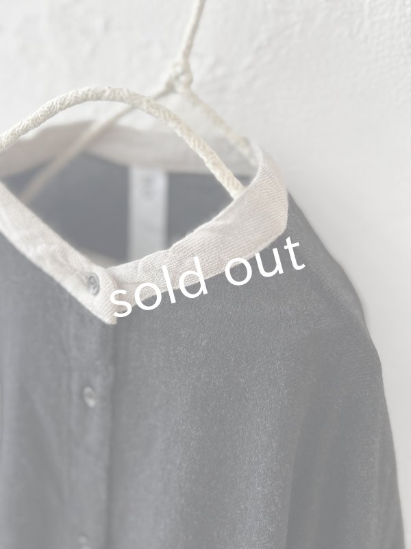 画像2: SO／バルーンスリーブブラウス・スミクロ (2)