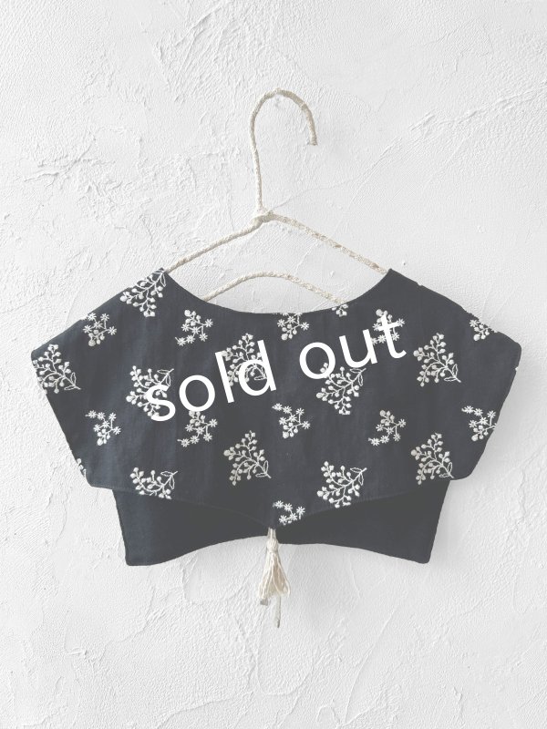 画像6: MARCHE' DE SOEUR／タッセルティペット・黒刺繍 (6)