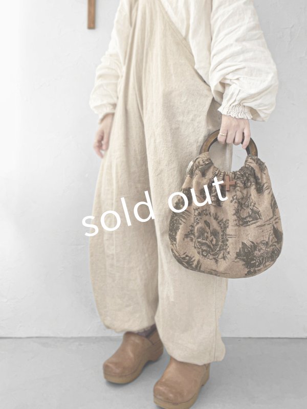 画像6: MARCHE' DE SOEUR／木の持ち手バッグ・クラシックウール (6)