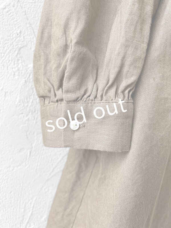 画像3: 08mab/ボタンチュニック・ソイルブラウン (3)