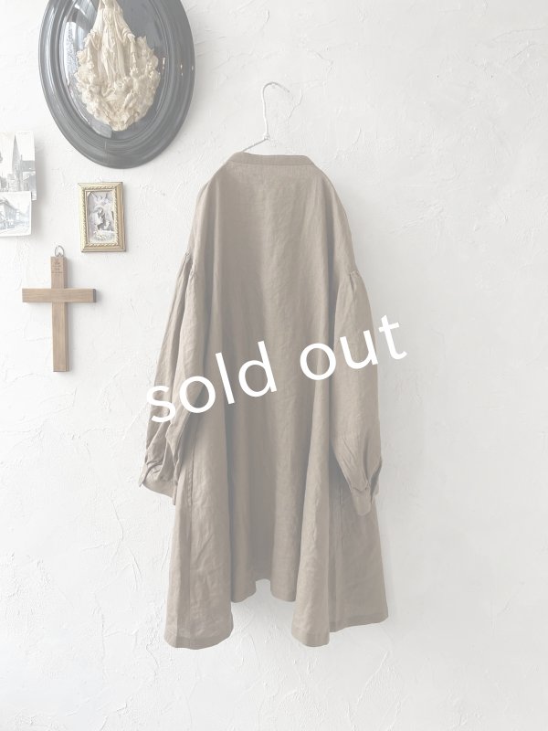 画像5: 08mab/ボタンチュニック・ソイルブラウン (5)