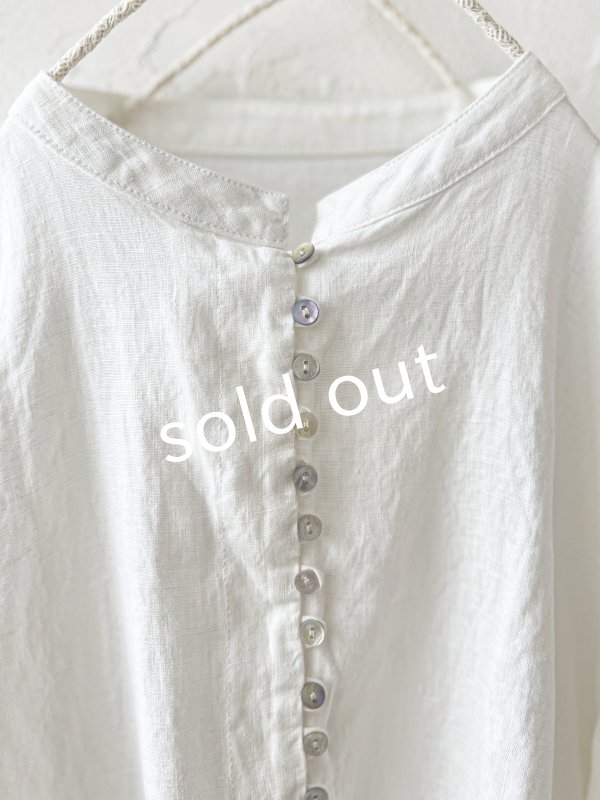 画像2: 08mab/ボタンチュニック・オフ (2)