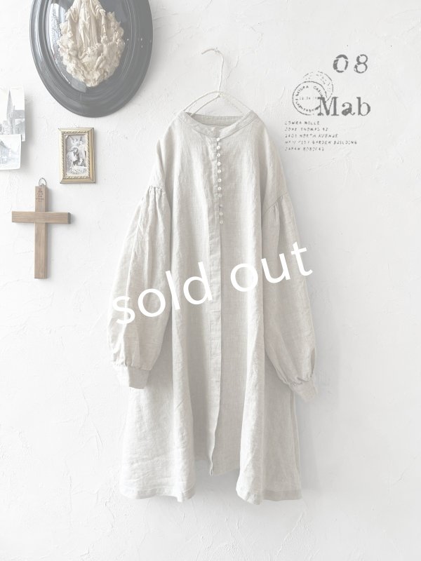 画像2: 08mab/ボタンチュニック・キナリ (2)