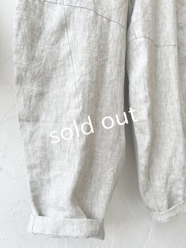 画像5: 08mab/切り替えボールパンツ・グレージュ (5)