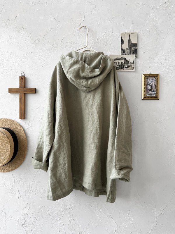 画像6: 08mab/フードプルオーバー・ベージュ (6)