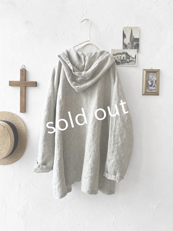 画像7: 08mab/フードプルオーバー・グレージュ (7)