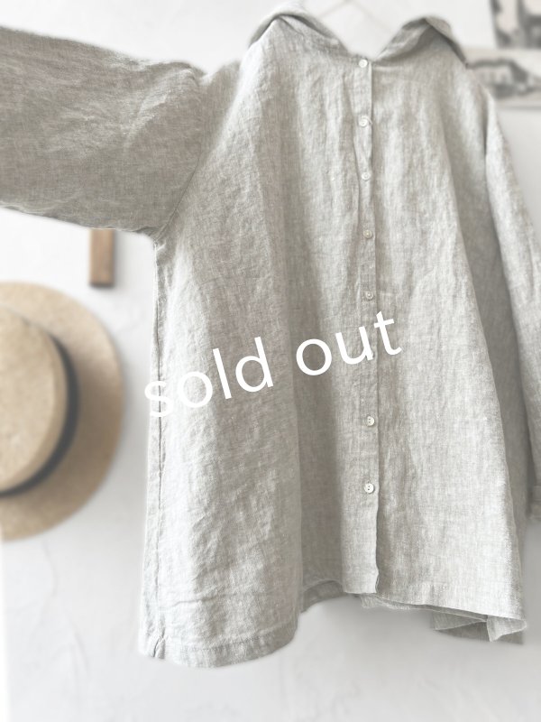 画像4: 08mab/フードプルオーバー・グレージュ (4)