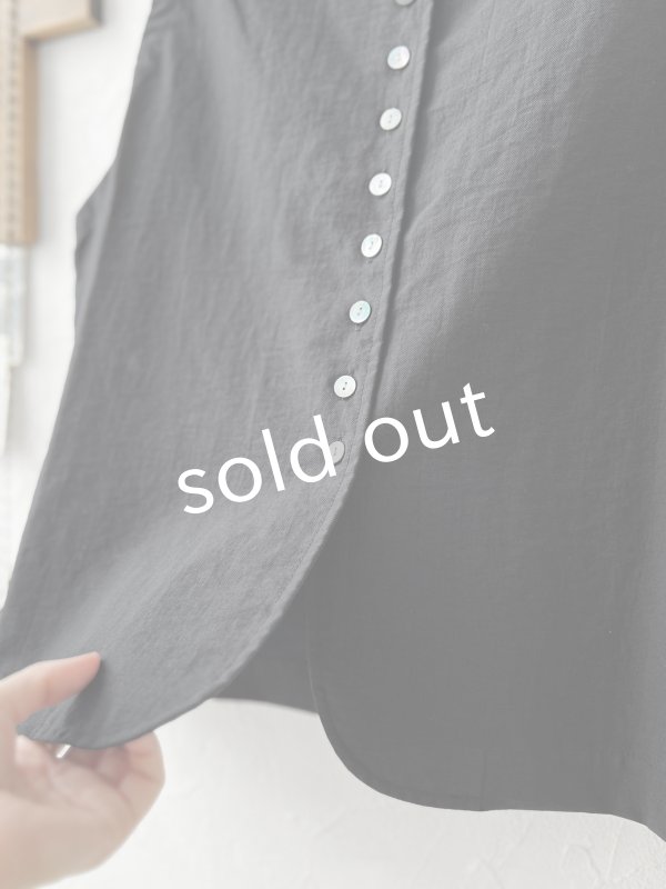 画像5: sloe/2wayポケットボタンベスト・ブラック (5)