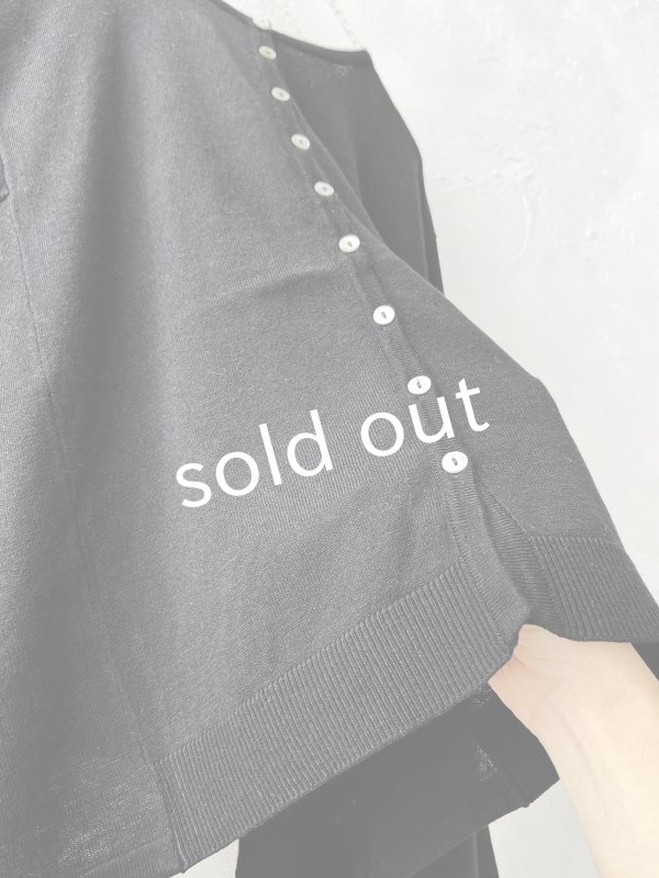 画像6: SO／2wayフレアカーディガン・ブラック (6)