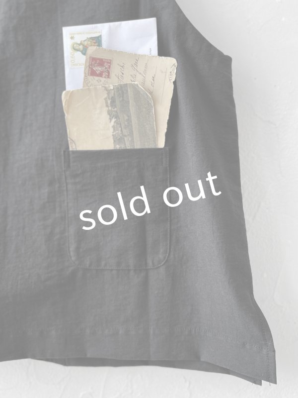 画像2: sloe/2wayポケットボタンベスト・ブラック (2)