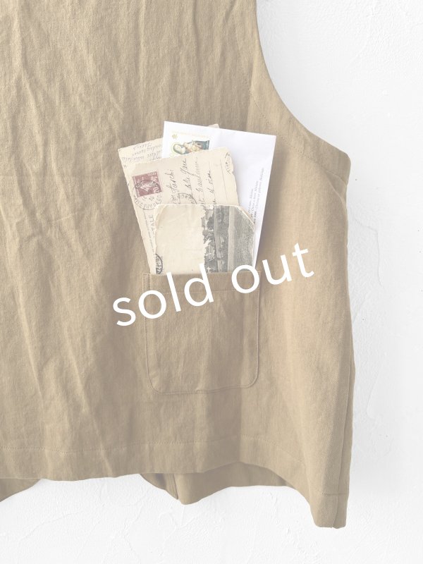 画像10: sloe/2wayラウンドベスト・ブラック (10)