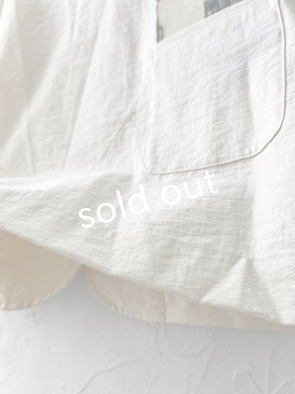 画像7: sloe/2wayポケットボタンベスト・アイボリー (7)