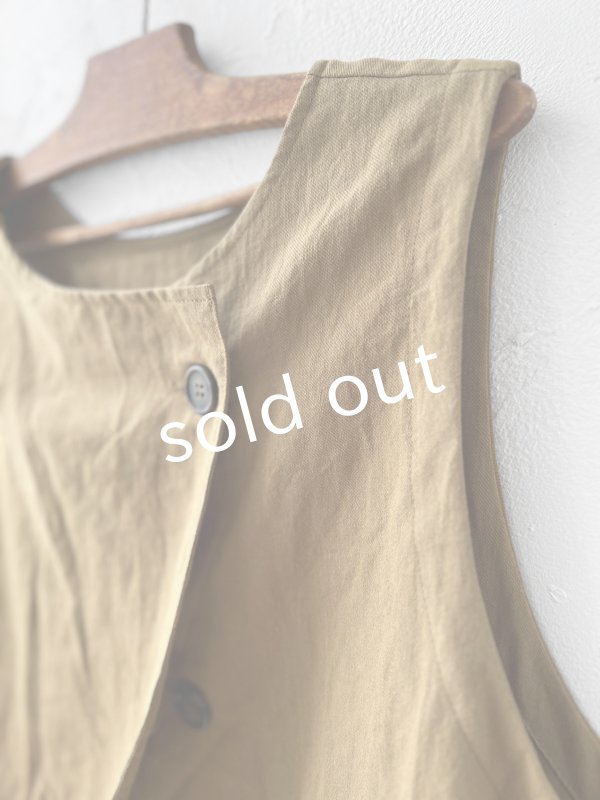 画像9: sloe/2wayラウンドベスト・ブラック (9)