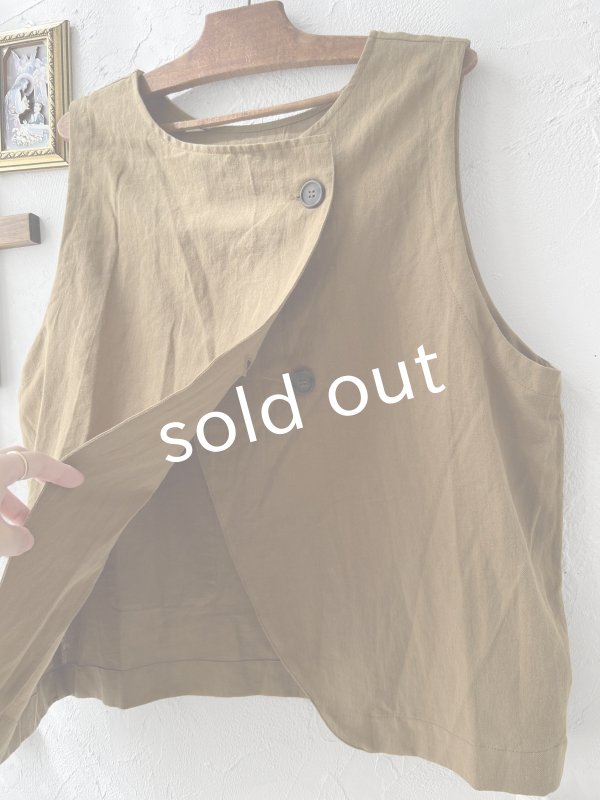 画像7: sloe/2wayラウンドベスト・ブラック (7)