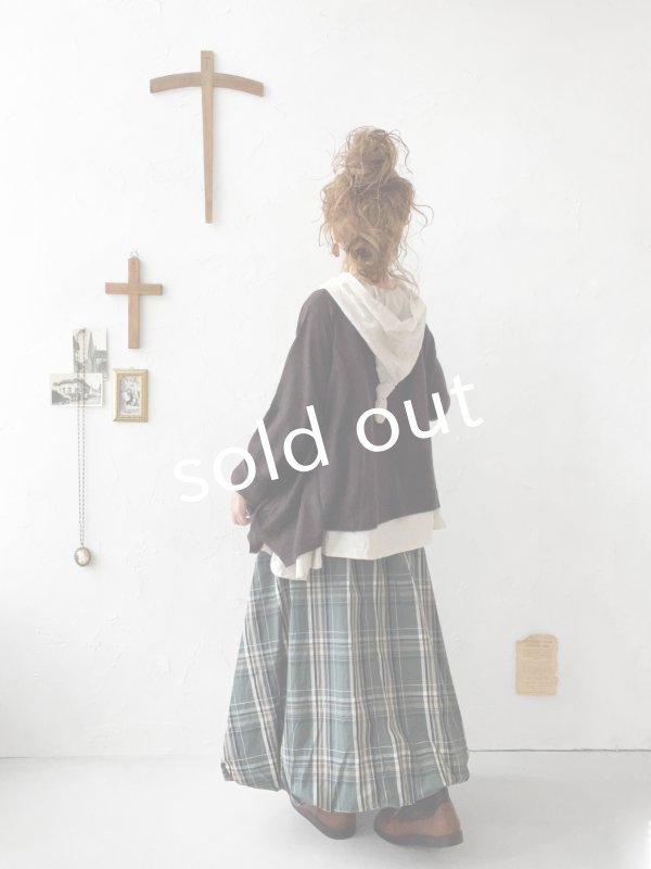 画像7: SO／2wayフレアカーディガン・ダークブラウン (7)