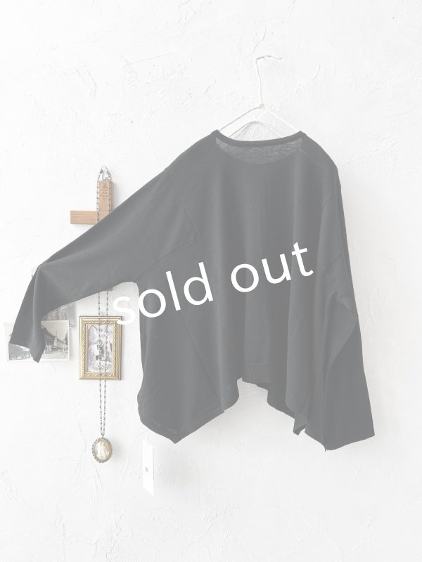 画像7: SO／2wayフレアカーディガン・ブラック (7)