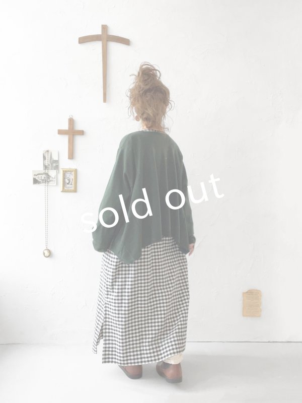 画像8: SO／2wayフレアカーディガン・グリーン (8)