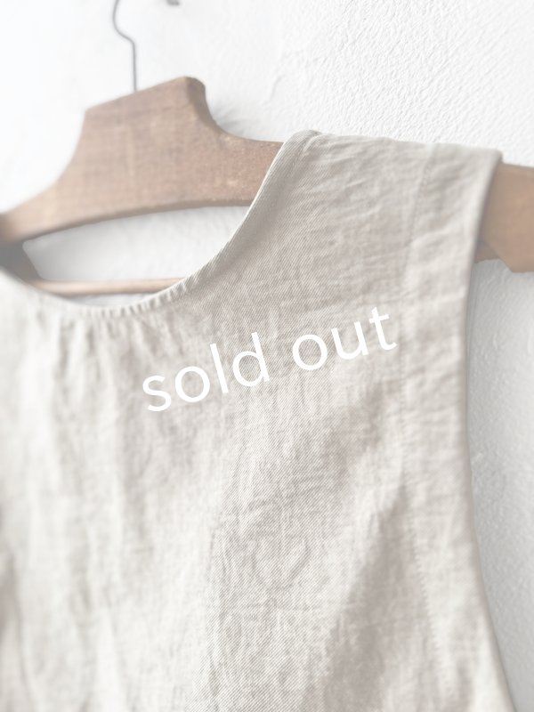 画像3: sloe/2wayポケットボタンベスト・ベージュ (3)