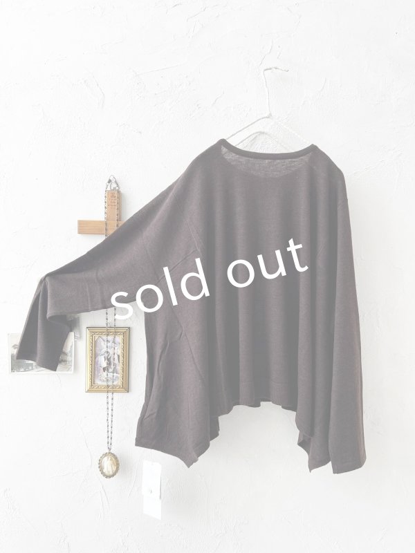 画像5: SO／2wayフレアカーディガン・ダークブラウン (5)