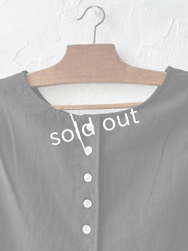 画像4: sloe/2wayポケットボタンベスト・ブラック (4)