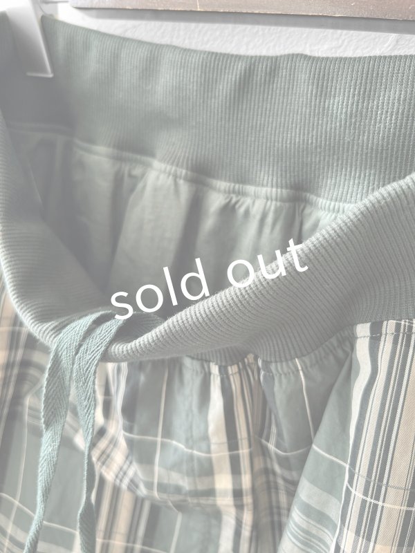 画像7: sloe/チェックバルーンスカート・グリーン (7)