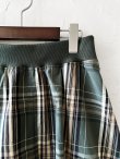 画像2: sloe/チェックバルーンスカート・グリーン (2)