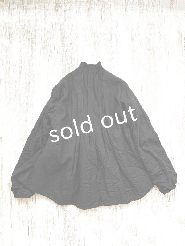 画像3: HALLELUJAH／8, Chemise de Baptême（Model 1920’s）クリスチャンブラウス・black (3)