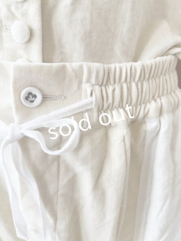 画像15: HALLELUJAH／6, Bloomer ブルーマーパンツ・off-white (15)