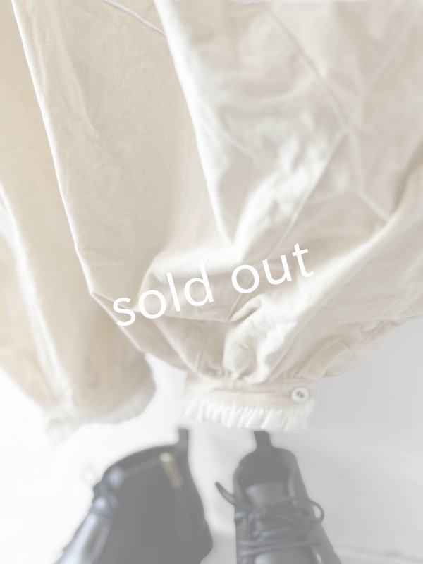 画像16: HALLELUJAH／6, Bloomer ブルーマーパンツ・off-white (16)