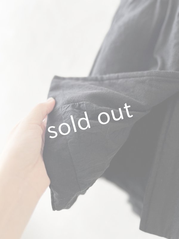 画像8: HALLELUJAH／8, Chemise de Baptême（Model 1920’s）クリスチャンブラウス・black (8)