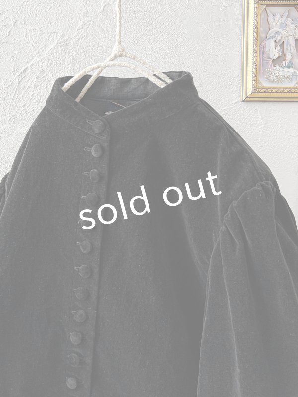 画像6: HALLELUJAH／5, Victorian Chemise ヴィクトリア時代ブラウス・black (6)