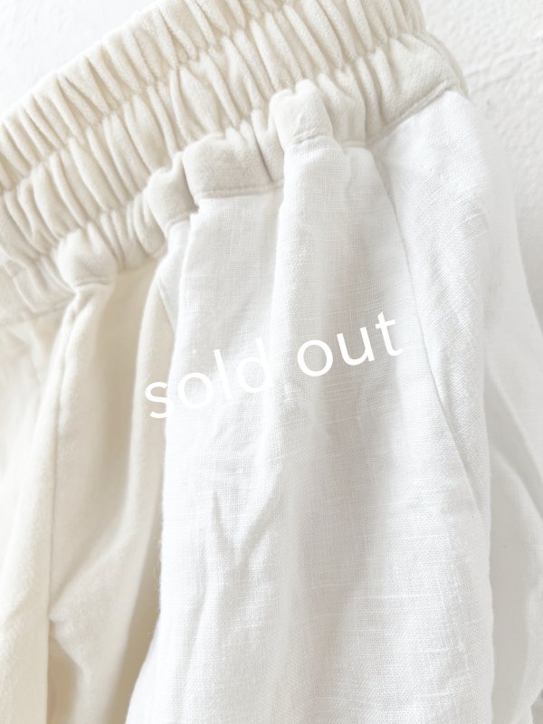 画像8: HALLELUJAH／6, Bloomer ブルーマーパンツ・off-white (8)