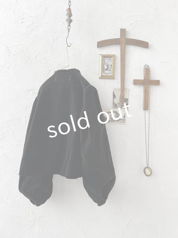 画像7: HALLELUJAH／5, Victorian Chemise ヴィクトリア時代ブラウス・black (7)