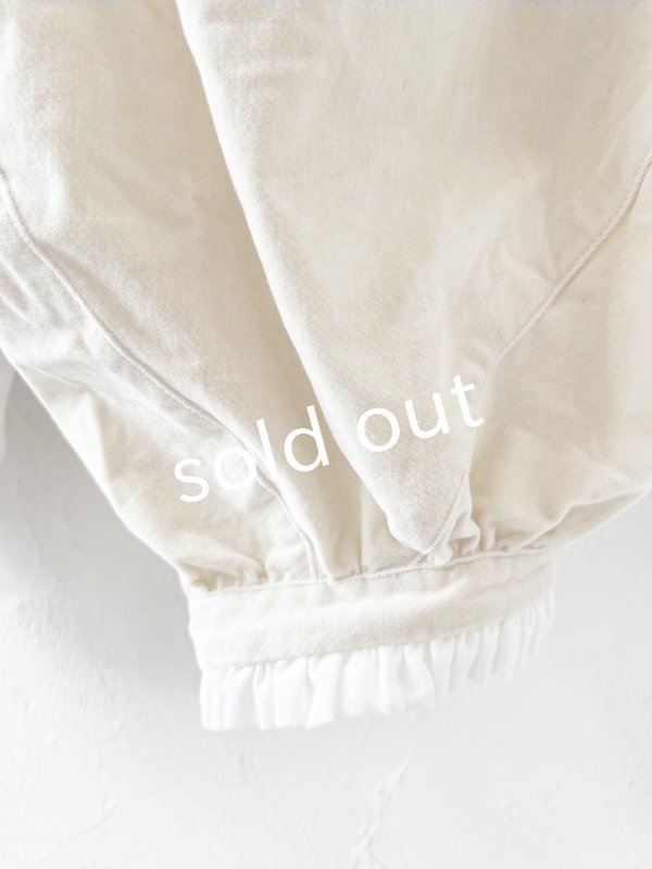 画像10: HALLELUJAH／6, Bloomer ブルーマーパンツ・off-white (10)