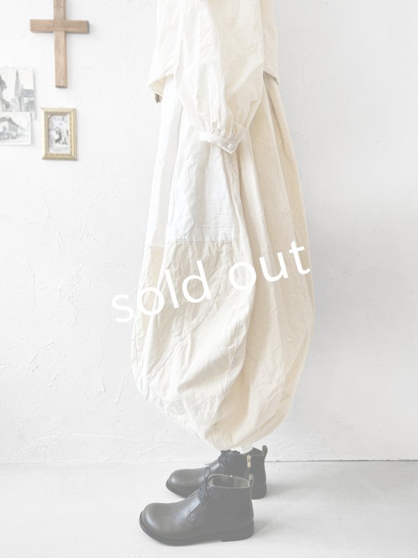 画像18: HALLELUJAH／6, Bloomer ブルーマーパンツ・off-white (18)