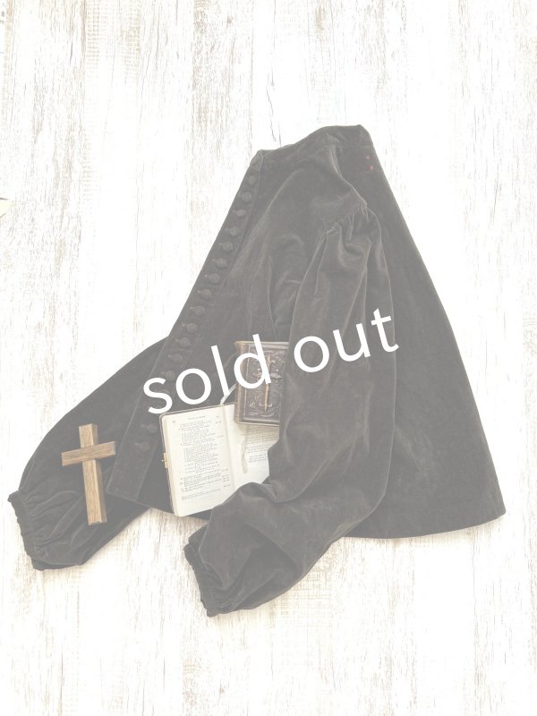 画像2: HALLELUJAH／5, Victorian Chemise ヴィクトリア時代ブラウス・chocolate (2)