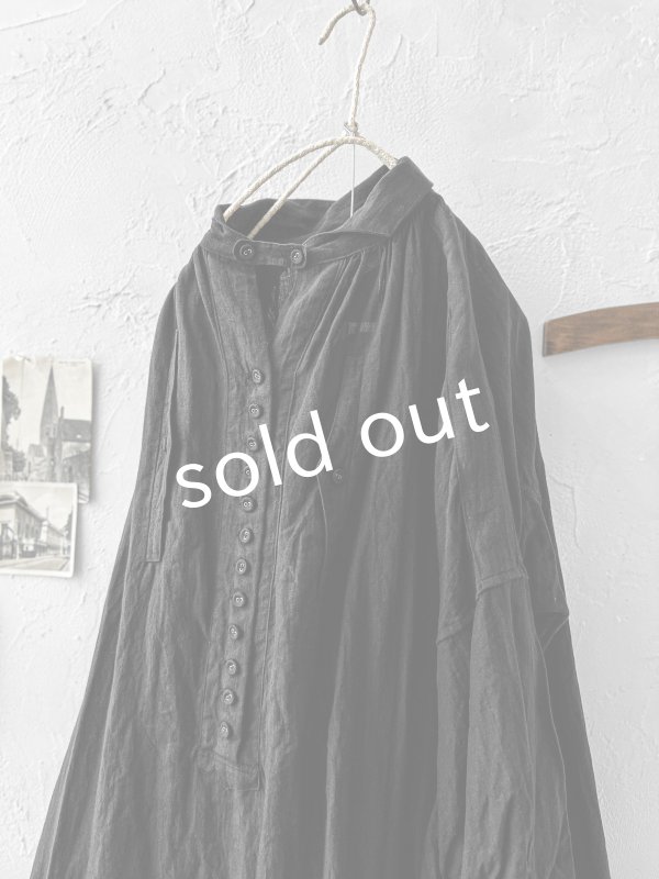 画像12: HALLELUJAH／9, Robe de Berger（Réplique 1890’s）羊飼いの服 レプリカ・black (12)