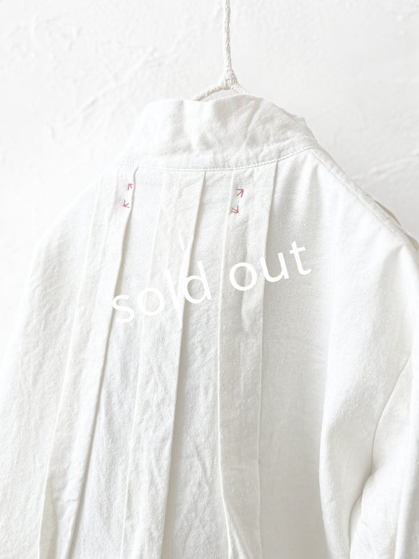 画像11: HALLELUJAH／8, Chemise de Baptême（Model 1920’s）クリスチャンブラウス・off-white (11)