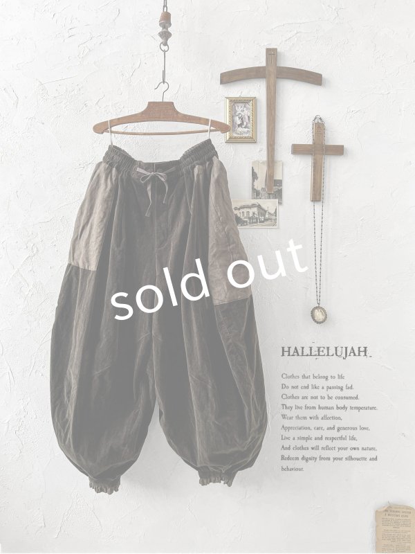 画像4: HALLELUJAH／6, Bloomer ブルーマーパンツ・chocolate (4)