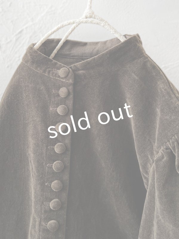 画像6: HALLELUJAH／5, Victorian Chemise ヴィクトリア時代ブラウス・chocolate (6)