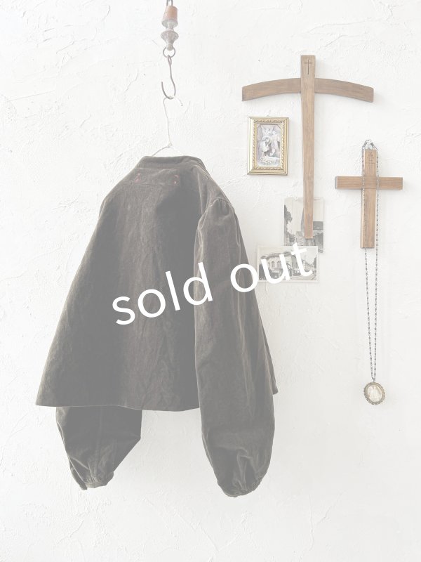 画像8: HALLELUJAH／5, Victorian Chemise ヴィクトリア時代ブラウス・chocolate (8)